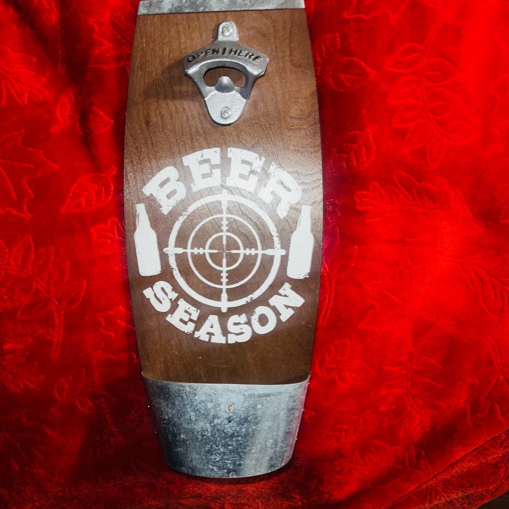 Beer Season Wall Bottle Opener